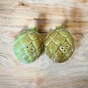 Cute Artichoke Salt and Pepper Shakers